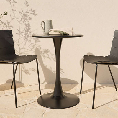 Ravello Outdoor Bistro Three Piece Dining Set Black