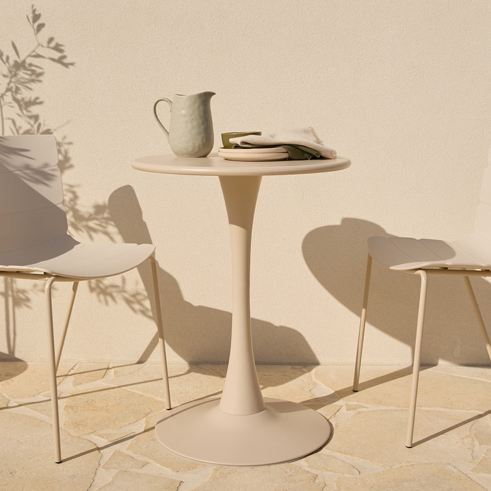 Ravello Outdoor Bistro Round Table - Beige