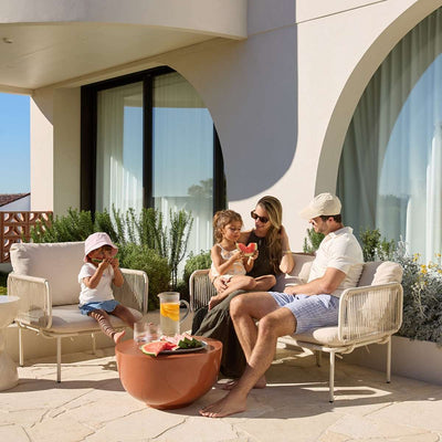 Sorrento Outdoor Two Seater Sofa - Beige