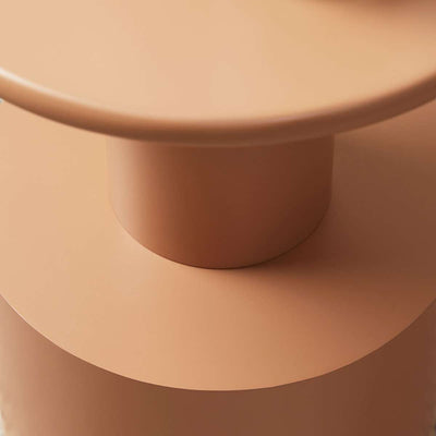 Zayne Side Table - Tan