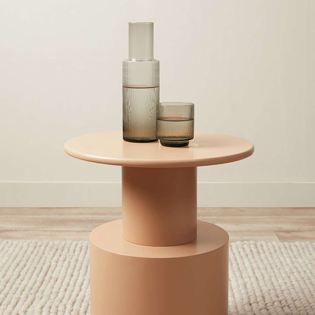 Zayne Side Table - Caramel