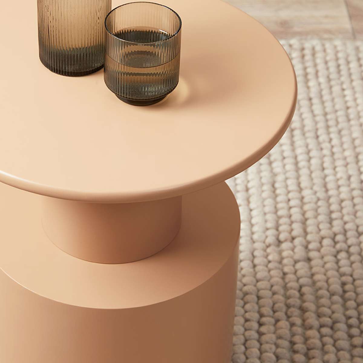 Zayne Side Table - Caramel