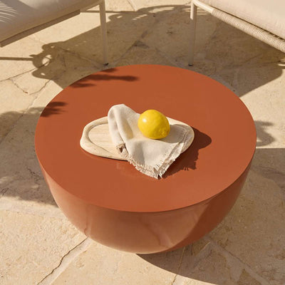 Renzo Outdoor Coffee Table - Clay Gloss
