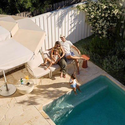 Sorrento Outdoor Three Seater Sofa - Beige