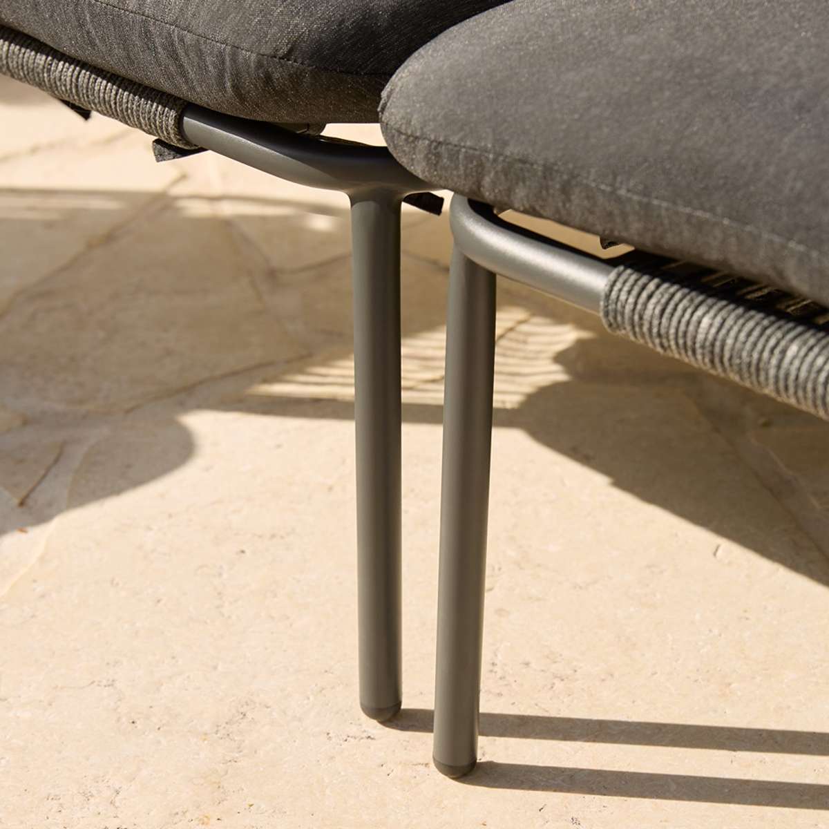 Sorrento Outdoor Two Seater Sofa - Charcoal