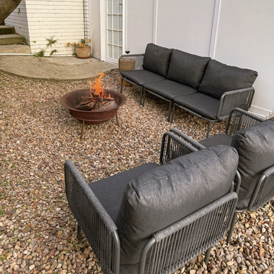 Sorrento Outdoor Armchair - Charcoal