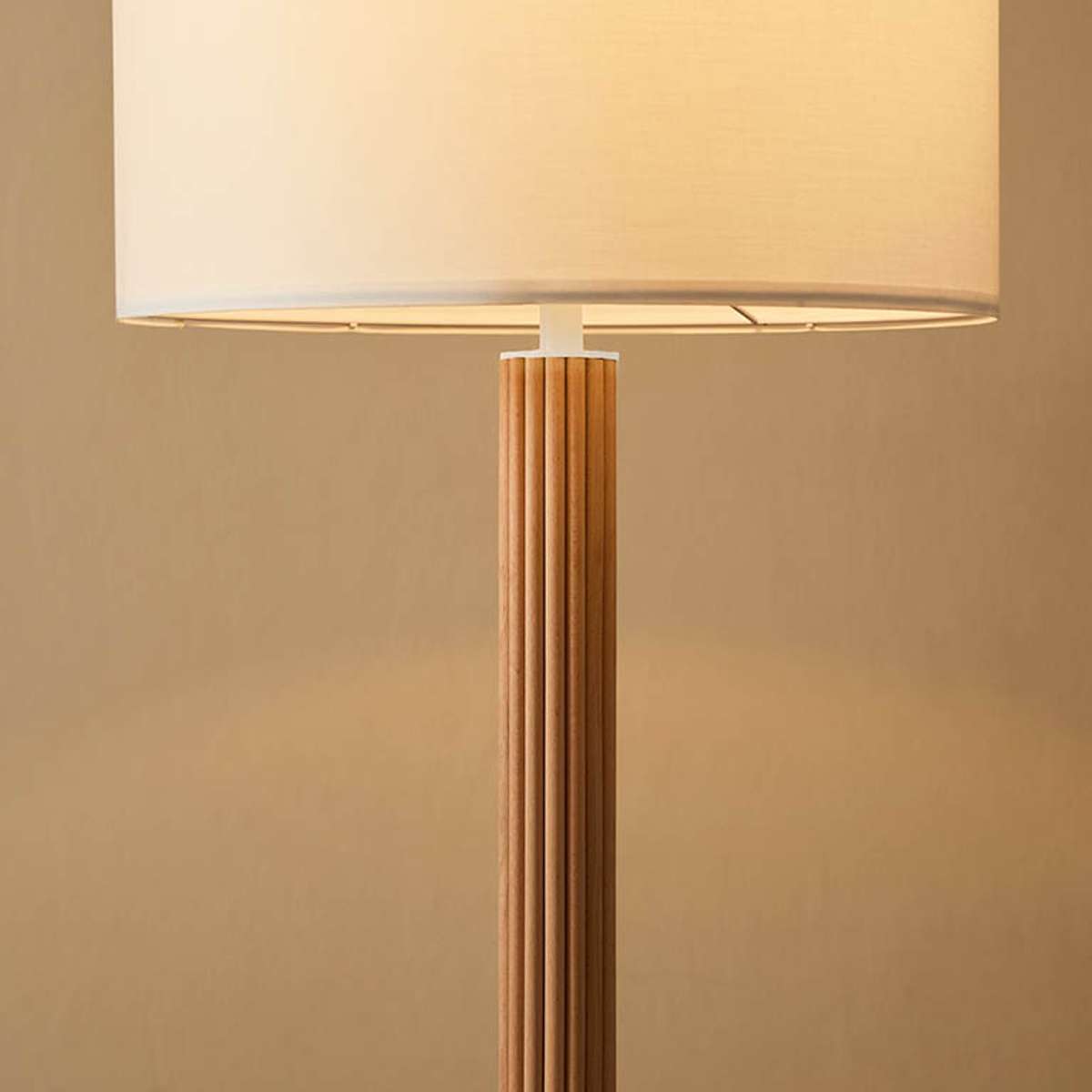 Eve White Marble Base Floor Lamp