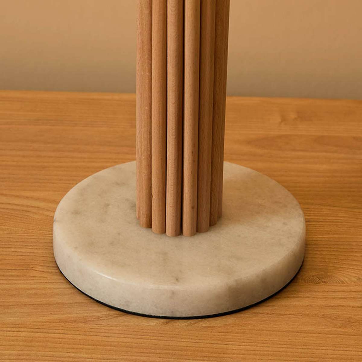 Eve White Marble Base Table Lamp