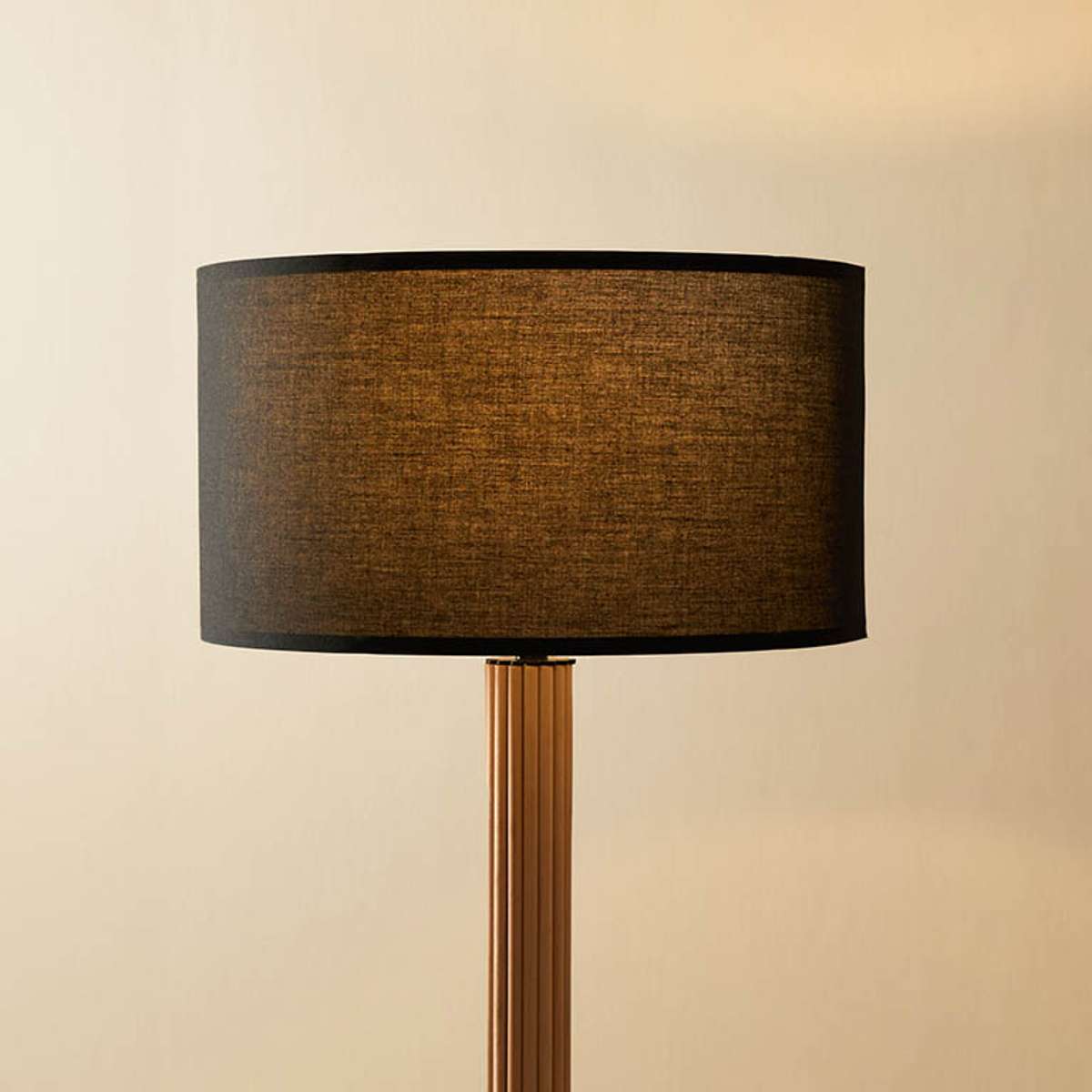 Eve Black Marble Base Floor Lamp