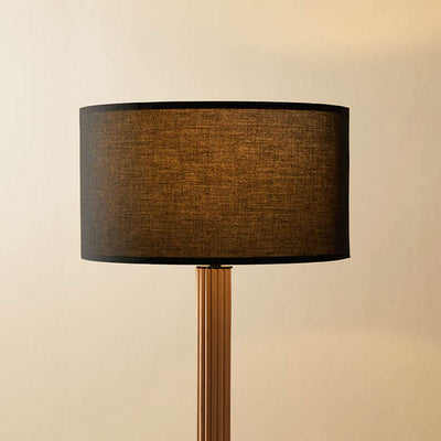 Eve Black Marble Base Floor Lamp