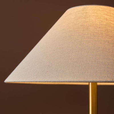 Phoebe Travertine Base Floor Lamp