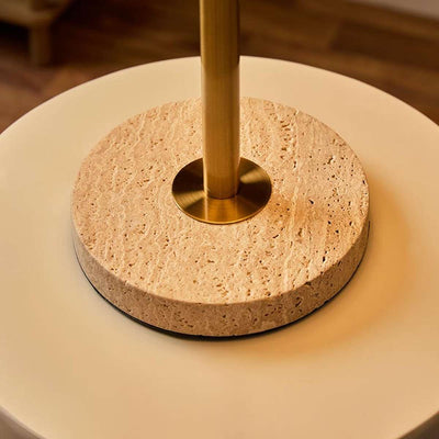 Phoebe Travertine Base Table Lamp