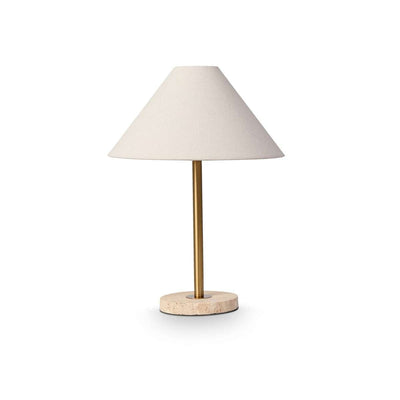 Phoebe Travertine Base Table Lamp