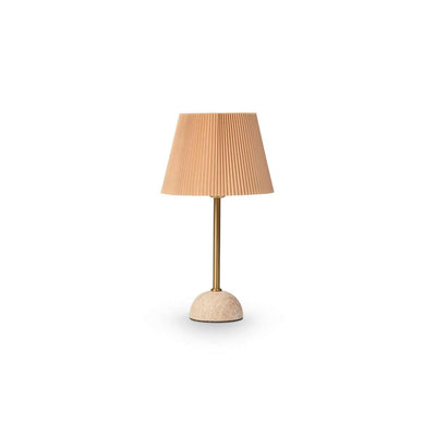 Elin Travertine Base Table Lamp