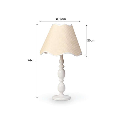 Alora Scalloped Table Lamp