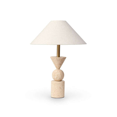 Travertine Table Lamp