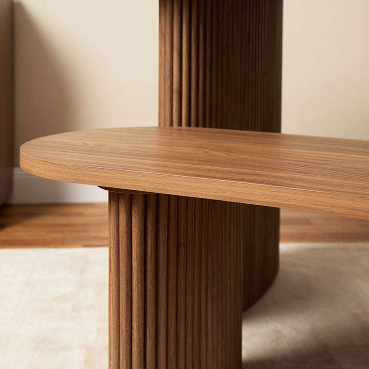 Amara Bench Seat - Walnut