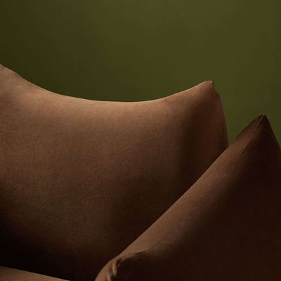 Monte Velvet Occasional Chair - Chocolate