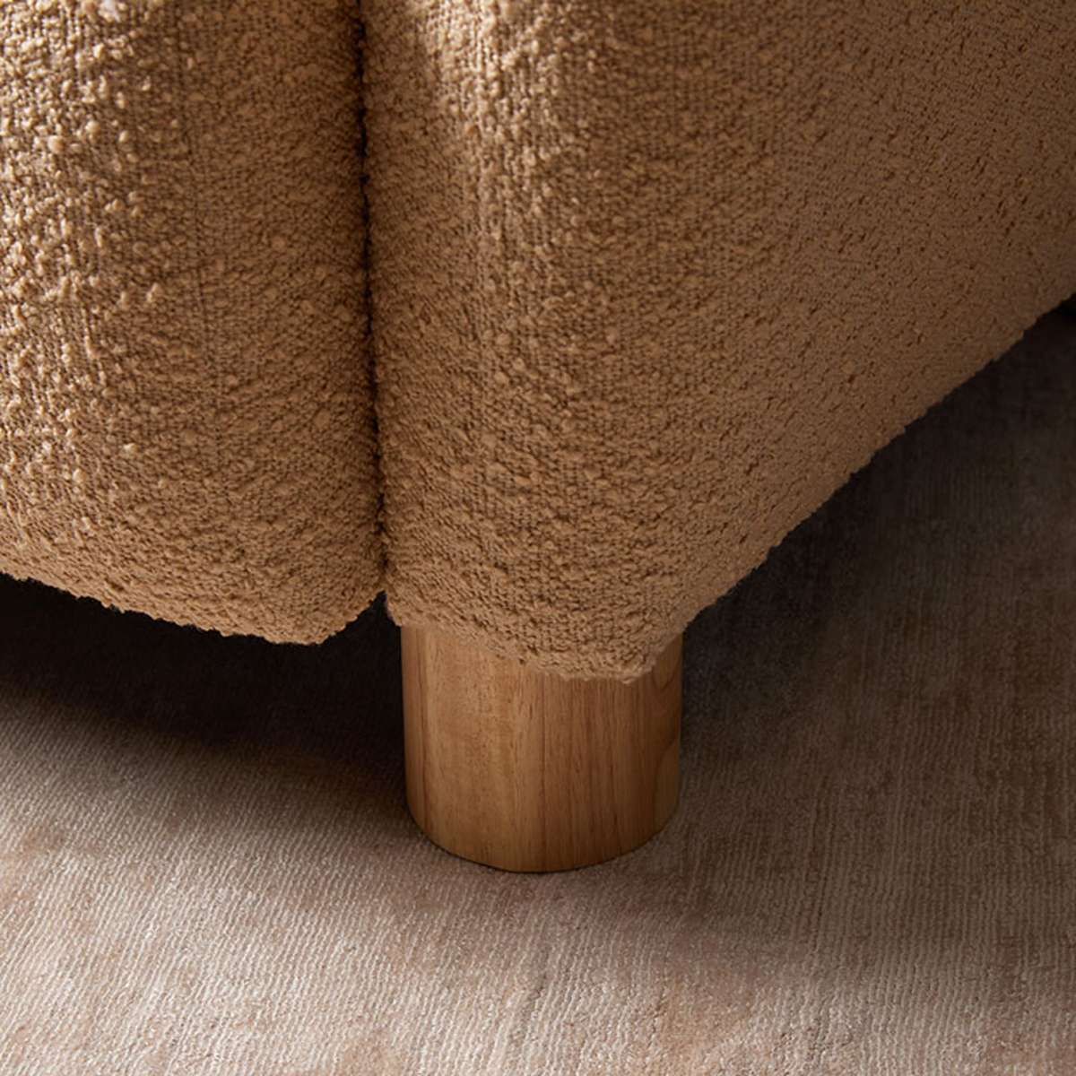 Monte Boucle Occasional Chair - Camel