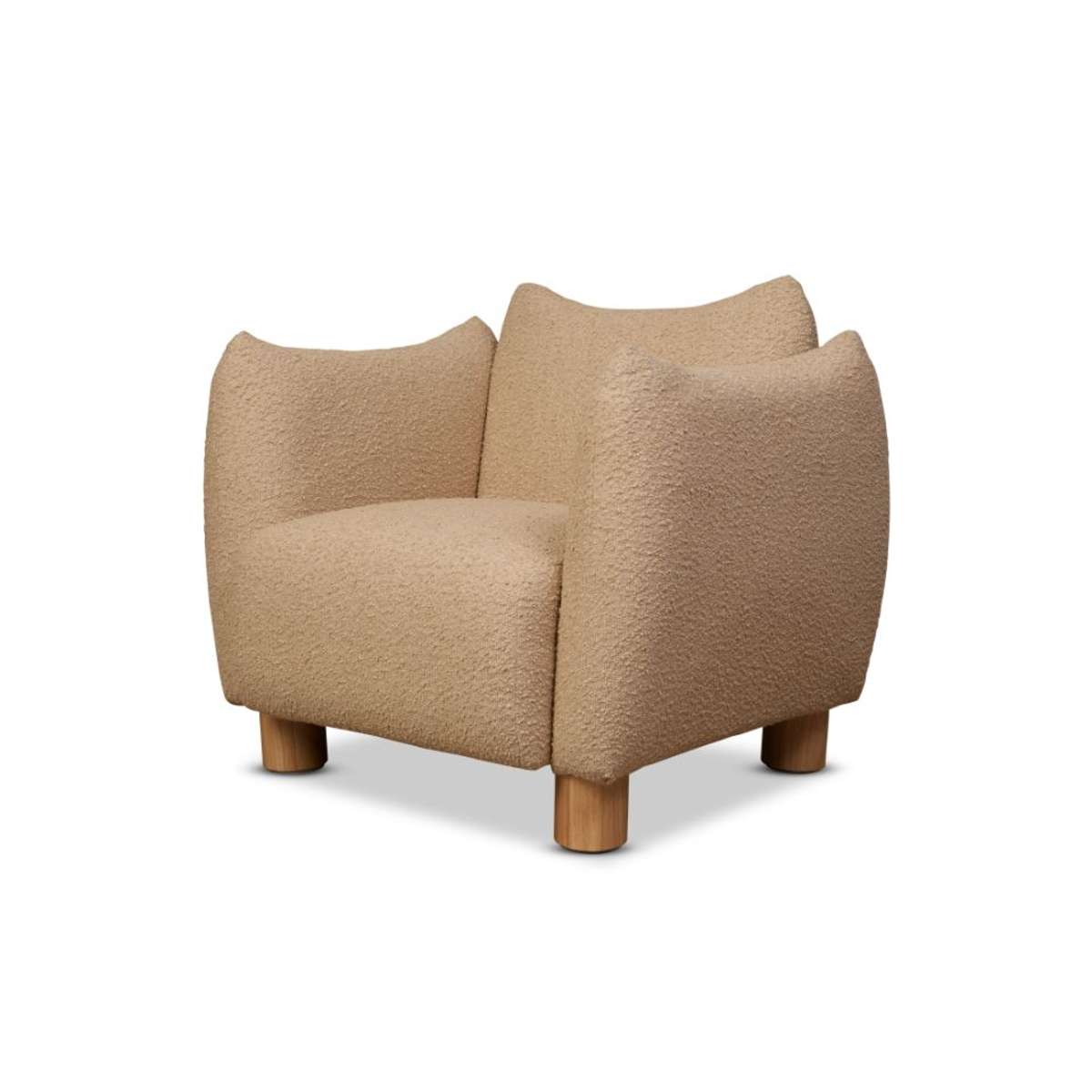 Monte Boucle Occasional Chair - Camel