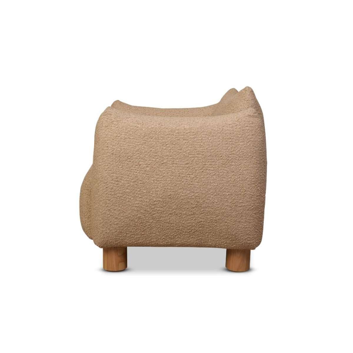Monte Boucle Occasional Chair - Camel