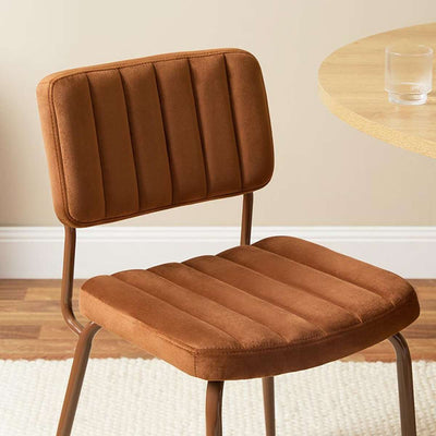 Louie Dining Chair - Set of Two - Chocolate Velvet