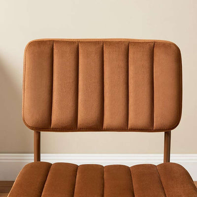 Louie Dining Chair - Set of Two - Chocolate Velvet