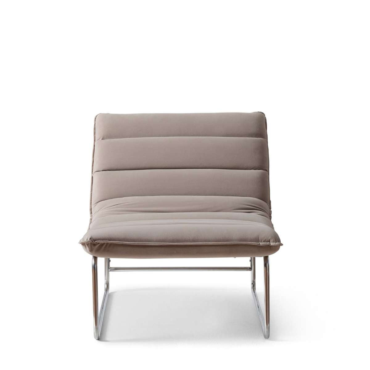 Frank Ribbed Occasional Chair - Mushroom