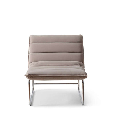 Frank Ribbed Occasional Chair - Mushroom