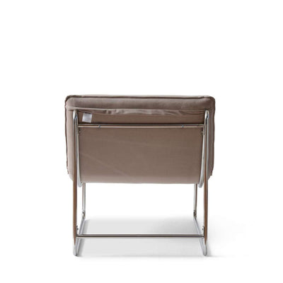 Frank Ribbed Occasional Chair - Mushroom