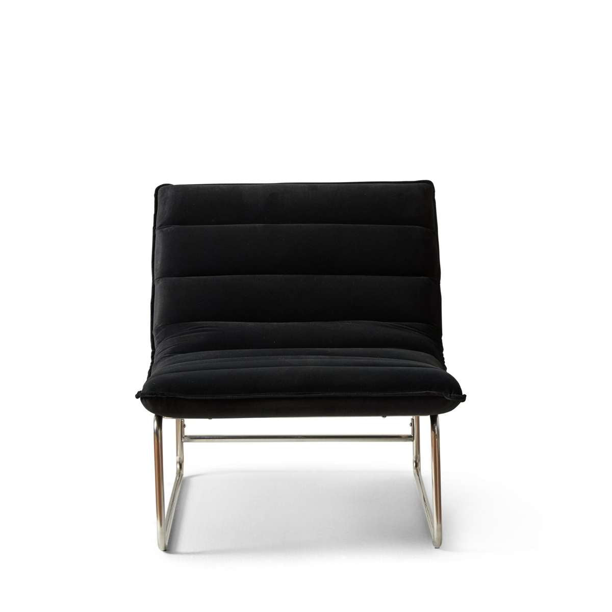 Frank Ribbed Occasional Chair - Black