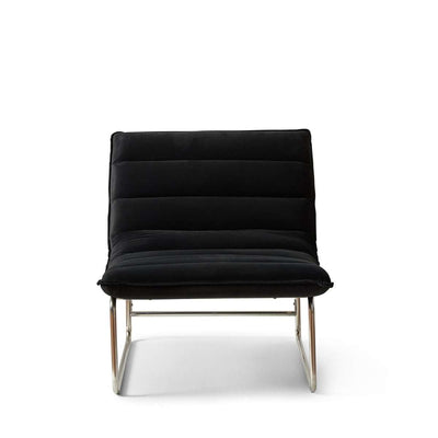 Frank Ribbed Occasional Chair - Black