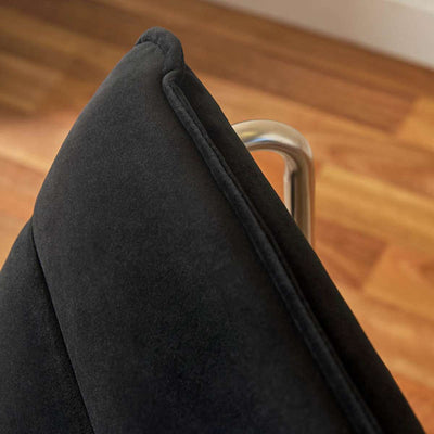 Frank Ribbed Occasional Chair - Black