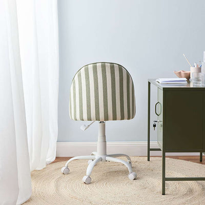 Nolan Office Chair - Green Stripe