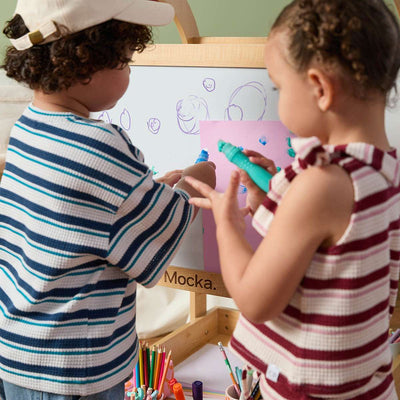 3 In 1 Black And White Board