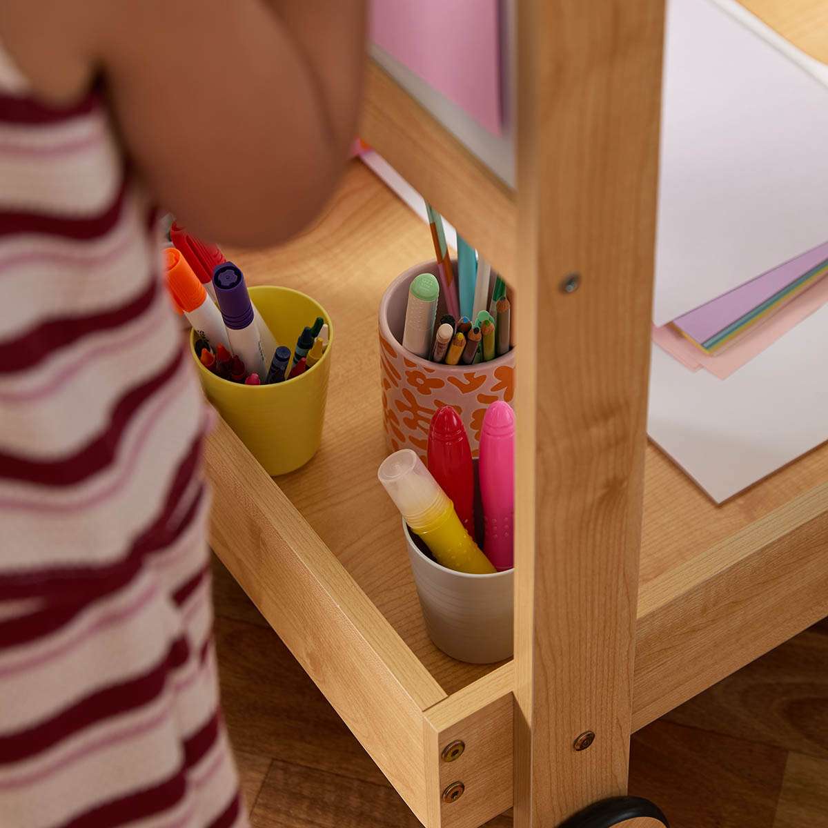 3 In 1 Black And White Board