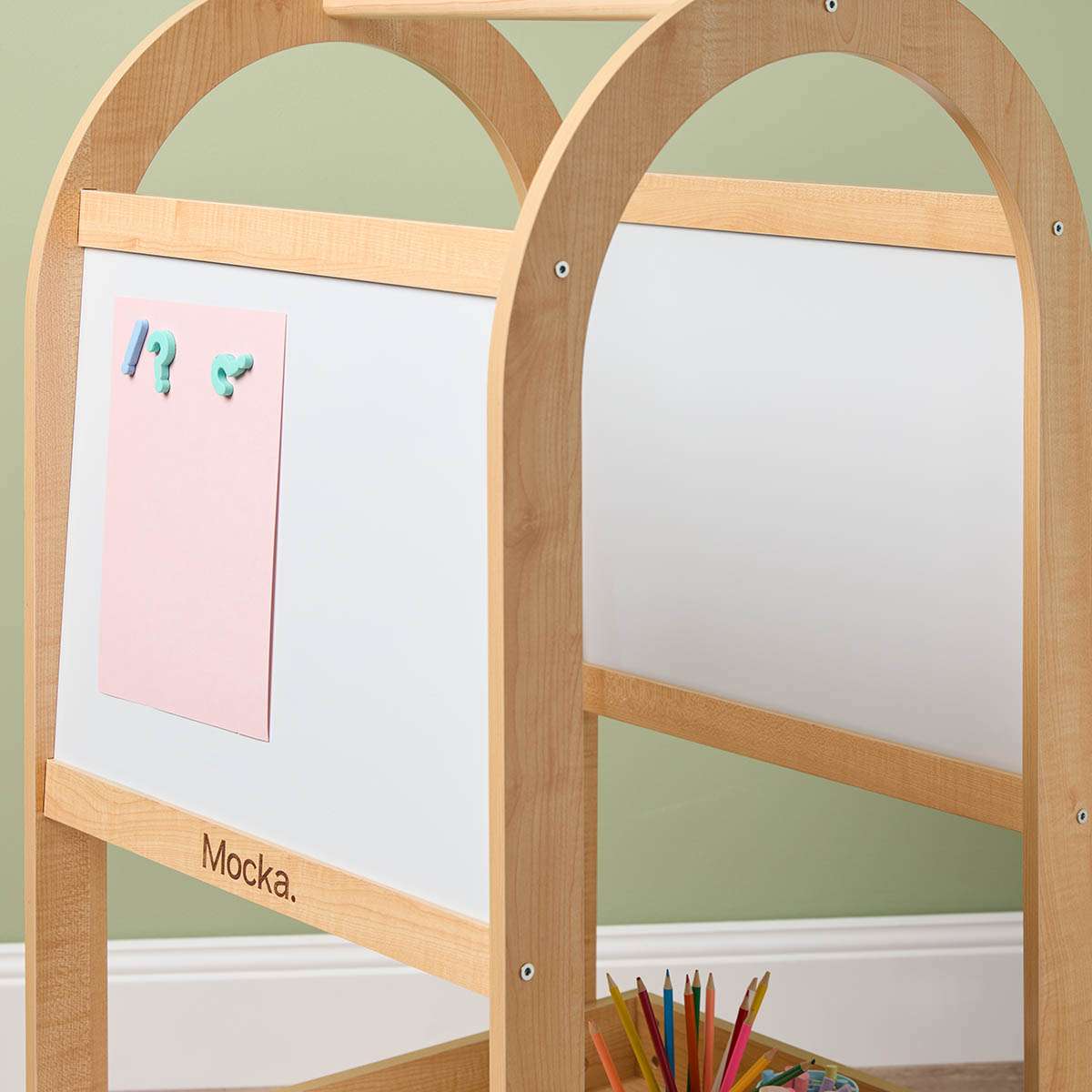 3 In 1 Black And White Board