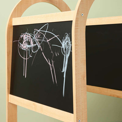 3 In 1 Black And White Board