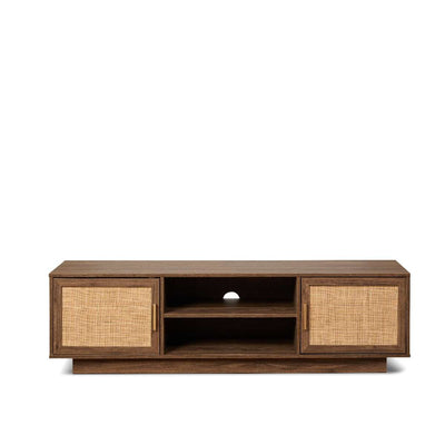 Noosa Rattan Entertainment Unit - Walnut