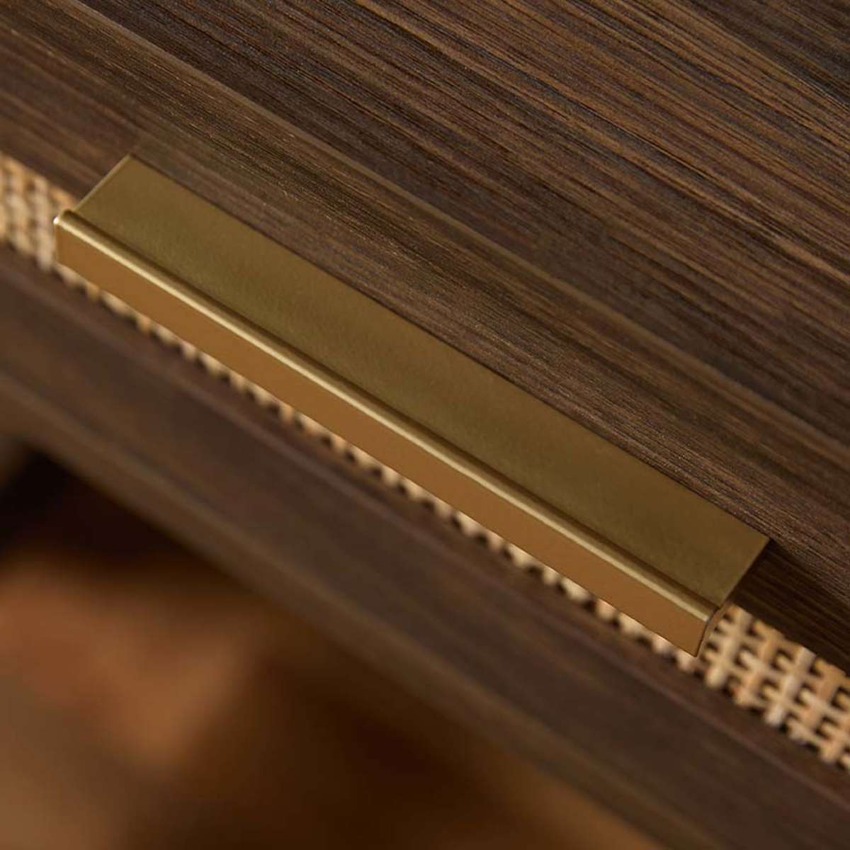 Noosa Rattan Desk - Walnut