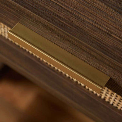 Noosa Rattan Desk - Walnut