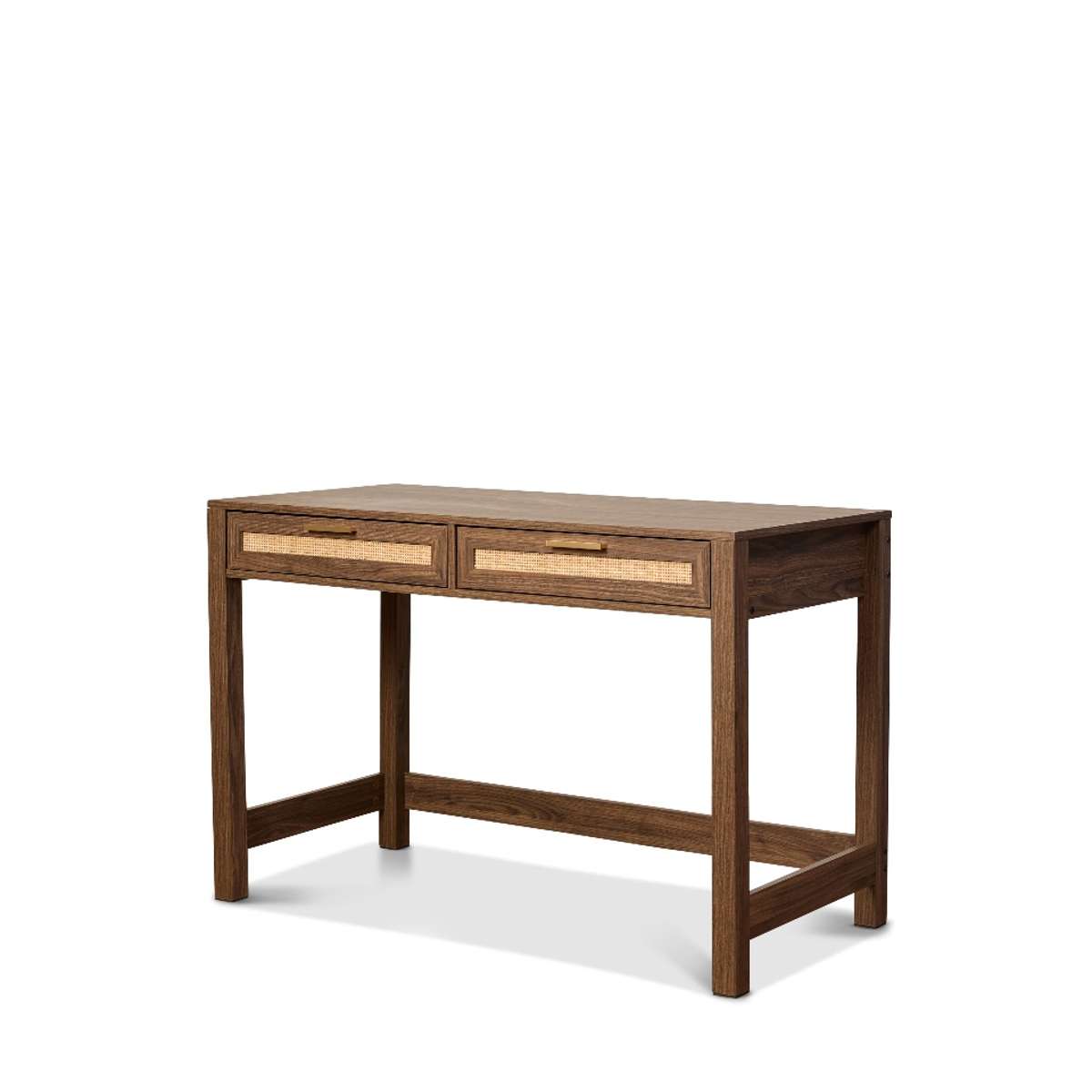 Noosa Rattan Desk - Walnut