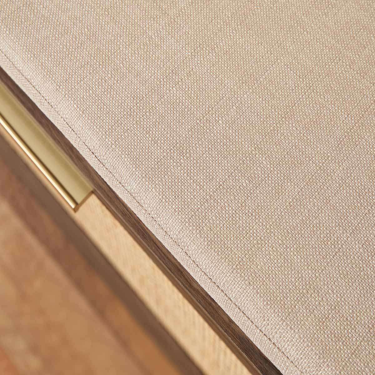 Noosa Rattan Storage Bench Seat - Walnut