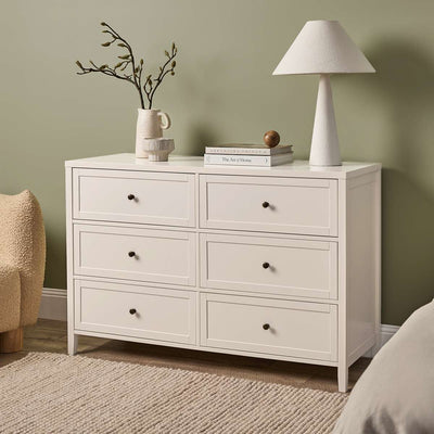Cove Six Drawer - Beige