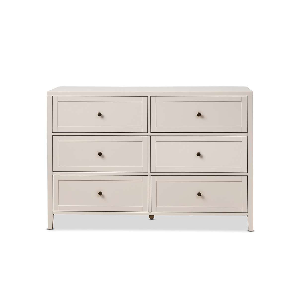 Cove Six Drawer - Beige