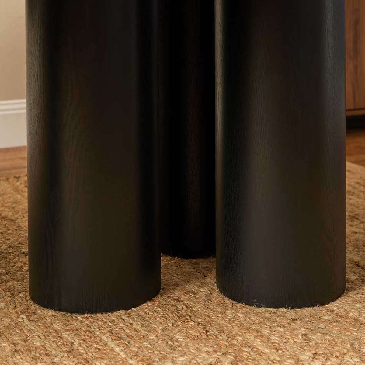 Otis Six Seater Dining Table - Black