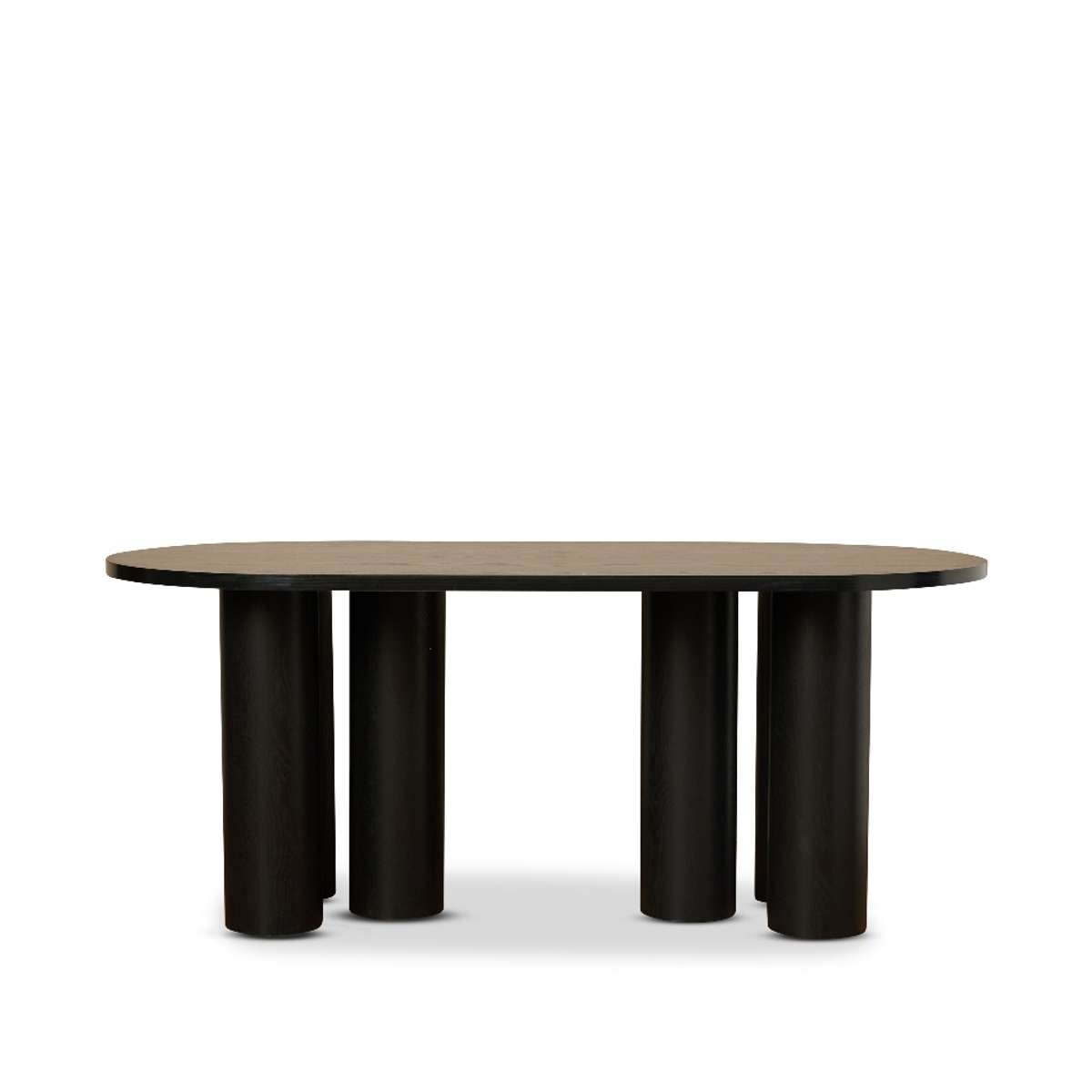 Otis Six Seater Dining Table - Black