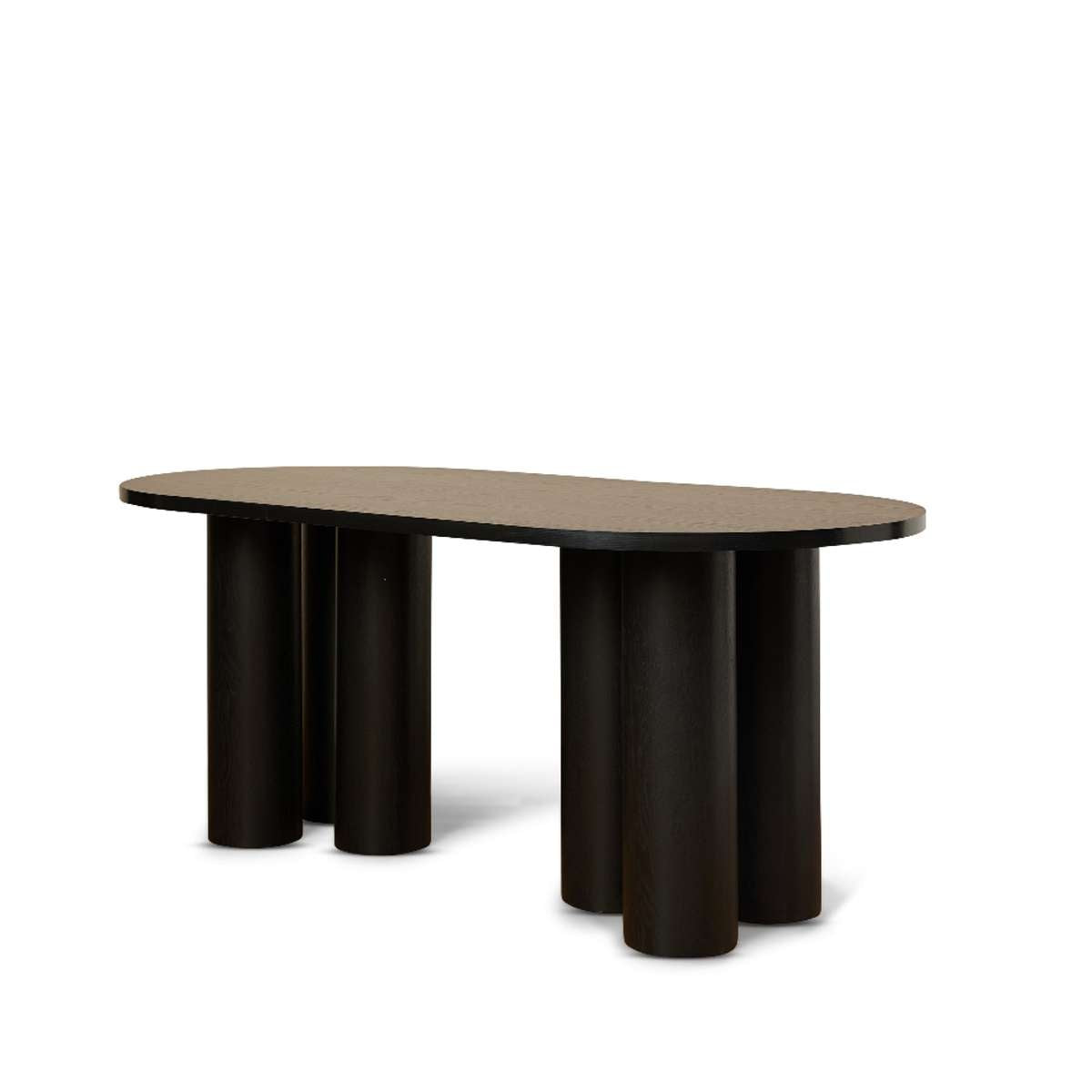Otis Six Seater Dining Table - Black