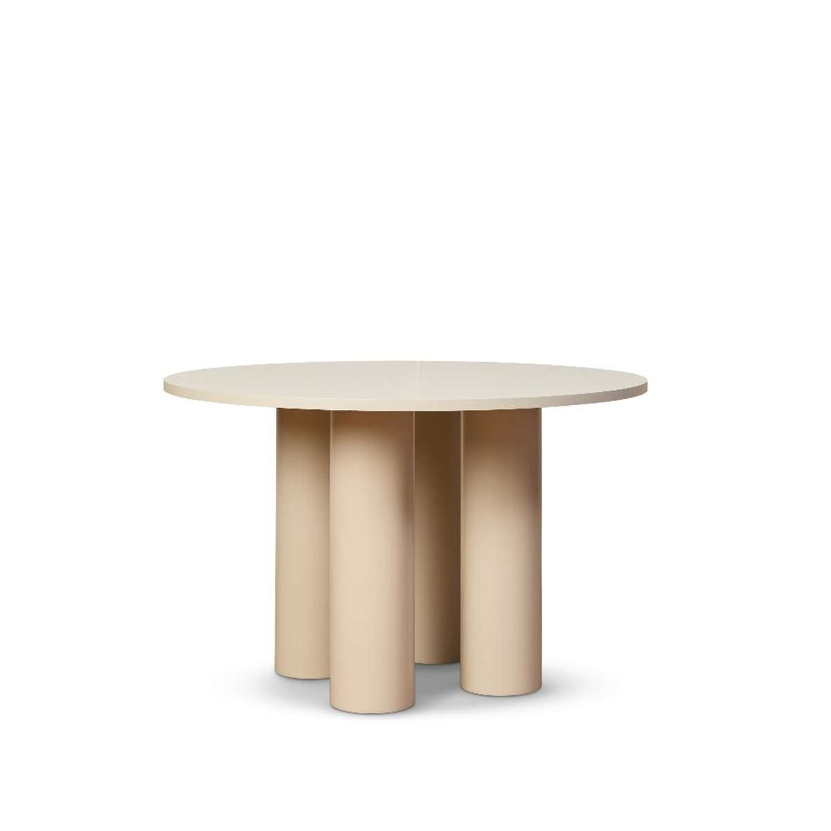 Otis Round Four Seater Dining Table - Beige