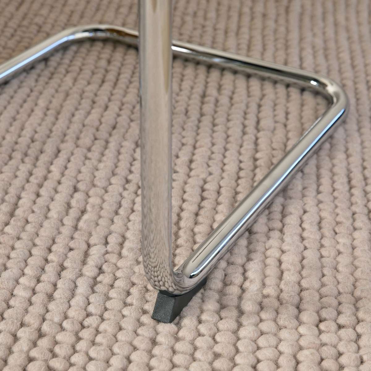 Marcel Chrome Dining Chair - Set of Two - Dark Green